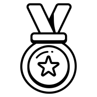 pictogramme d'une médaille
