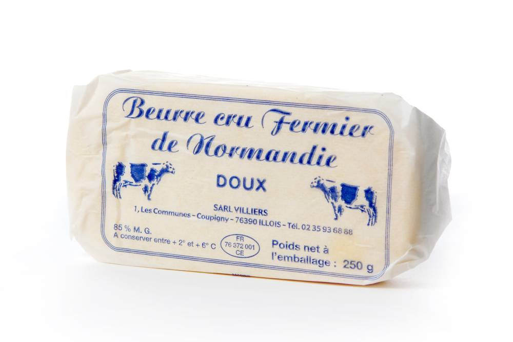 beurre cru fermier doux