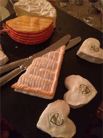 plateau de fromages