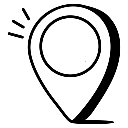Pictogramme d'un ping de localisation